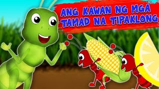 Ang kawan ng mga tamad na Tipaklong  The Herd of Lazy Grasshoppers  Tagalog Moral Stories  Kwento [upl. by Sira]