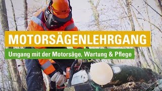 Motorsägenlehrgang  ZG Raiffeisen Technik [upl. by Heidi578]