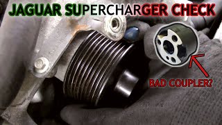 Jaguar Supercharger Check [upl. by Salangi]