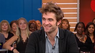 Robert Pattinson says he learned how to speak in a Queens accent in a tattoo shop [upl. by Regdirb]