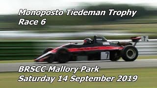 Monoposto Tiedeman Trophy 2019  BRSCC  Mallory Park 14 September [upl. by Rexfourd]