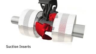 Rieter K45 Compact spinning machine Compacting principle shortened compactspinning compactyarns [upl. by Mak]