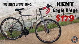 179 Walmart Gravel Bike  Kent Eagle Ridge Adventure Bicycle [upl. by Ignacio730]