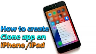 How to create Clone app on iPhone iPad Jailbreak [upl. by Ediva]