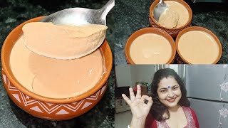 BENGALI AUTHENTIC MISHTI DOI RECIPE  ONLY 3 INGREDIENTS DESSERT RECIPE  EASY INDIAN DESSERT RECIPE [upl. by Pich]