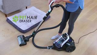 Overview  BISSELL® Pet Hair Eraser® Premium Canister Vacuum [upl. by Yatnoed]