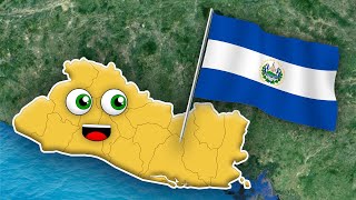 El Salvador  Geography amp Departments  Countries of the World [upl. by Nelo145]