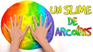 Cómo hacer un Slime Arcoíris🌈💩 [upl. by Vastah170]