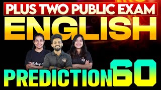 Plus Two Public Exam English  Prediction 60  Eduport Plus Two [upl. by Shererd]