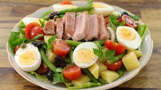 Nicoise Salad Recipe  How to Make Nicosie Salad [upl. by Song]