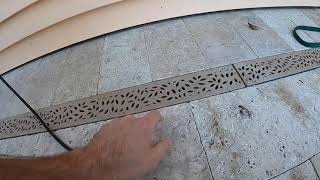 DIY  NDS Channel Drain  Review amp Installation with Pavers [upl. by Kal]