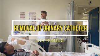 Urinary Catheter Removal UKRN  OSCE [upl. by Stearne156]