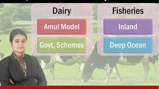 G8P7 Indian Livestock dairy and fishery sector inland vs deep ocean fishing [upl. by Kavanaugh]