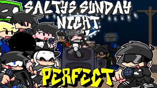 Friday Night Funkin  Perfect Combo  Saltys Sunday Night Mod  Cutscenes HARD [upl. by Zadack23]