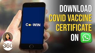 How to Download COVID19 Vaccine Certificate Using WhatsApp [upl. by Nyhagen]