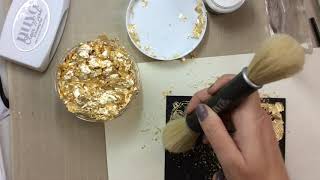 Five Ways to Use Gilding Flakes [upl. by Eiramlatsyrc]