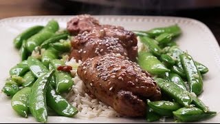 How to Make Slow Cooker Chicken Thighs  Chicken Recipes  Allrecipescom [upl. by Herman]