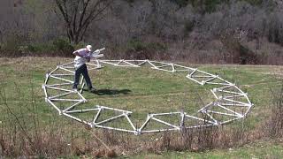 How to Build a 4v Geodesic Dome [upl. by Nahtanoj]