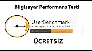 Bilgisayar performans testi  Userbenchmark  Hız testi  Ekran kartı  CPU  RAM amp SDD HDD TESTİ [upl. by Nyrmak]