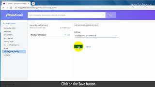 How To Block Emails on Yahoo [upl. by Erodavlas]