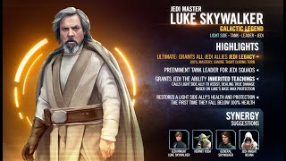 How to Easily Beat Tier 3 of the Galactic Legend Jedi Master Luke Skywalker Event  JML  SWGOH [upl. by Alleras]