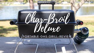 Char Broil Deluxe PORTABLE GAS GRILL Review  Don’t Overpay [upl. by Reffinnej]