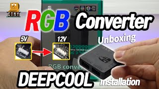 DEEPCOOL Converter Convert 12V GRB to 5V Addressable PC Fan [upl. by Nohcim297]