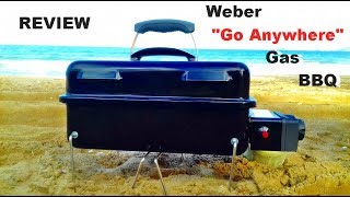 The Weber quotGo Anywherequot Portable Gas BBQ REVIEW  HOW GOOD IS IT [upl. by Yrret150]