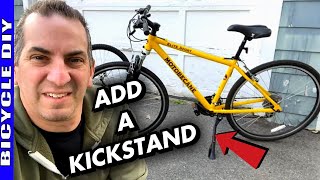 How To Add A Kickstand to a Bike [upl. by Boylan]