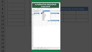 Alternative SEQUENCE Function for all Excel Version [upl. by Enavi]