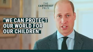 A Video Message From Prince William  EarthshotPrize [upl. by Llerrud627]