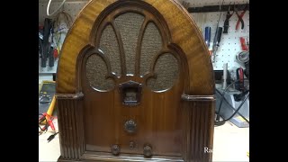 Repair Of My 1931 Philco 70 Tube Radio [upl. by Akinod]