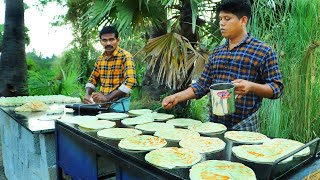 PAROTTA  How To Make Soft Layered Paratha  Kerala Paratta  Cooking in Village [upl. by Cindie750]