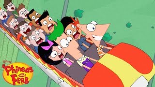 Rollercoaster  Phineas and Ferb  Disney XD [upl. by Loferski]