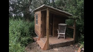 the hut part onebuilding a shepherds hut from reclaimed materials [upl. by Ailisec]