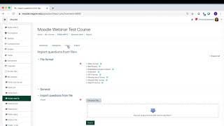 Importing Quiz Questions from a Word Document into Moodle Quizzes [upl. by Irpac269]