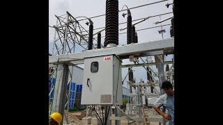 ABB 145 KV SF6 circuit breaker [upl. by Naitsabas]