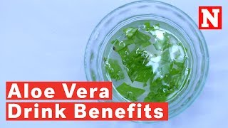 The Health Benefits Of Drinking Aloe Vera [upl. by Euqinom653]