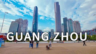 Guangzhou CBD4K｜Walking in Guangzhou Zhujiang New Town [upl. by Aittam]