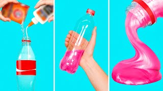 Super Fast Slime Recipe DIY 30 SECONDS Bottle Slime [upl. by Eilesor]