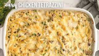 Creamy Chicken Tetrazzini  The Recipe Rebel [upl. by Marta]