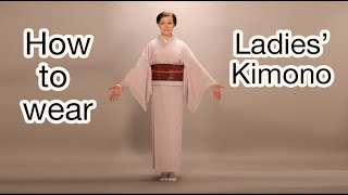 How to wear ladies kimono comfortably [upl. by Broder]