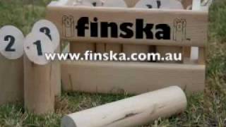 Finska  Addictive Outdoor Log Throwing Game from Finland [upl. by Hussey716]