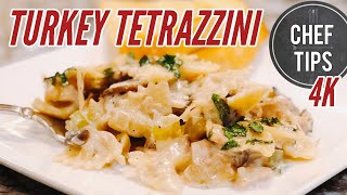 Turkey Tetrazzini  Recipe for Turkey Leftovers [upl. by Nihsfa]