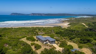 Cloudy Bay Beach House Virtual Tour  Bruny Island Tasmania Australia [upl. by Alrrats]