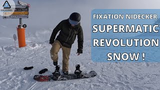 Fixation snowboard Nidecker SUPERMATIC  Comment ça marche [upl. by Llerdnek]