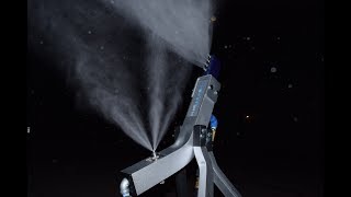 Backyard Snowstorm Intro  Home Snow Making Systems [upl. by Lydell]