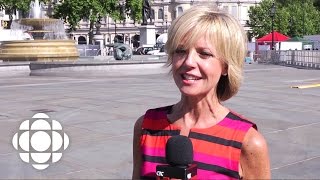 Heather Hiscox in Trafalgar Square for Canada Day  CBC Connects [upl. by Colleen]