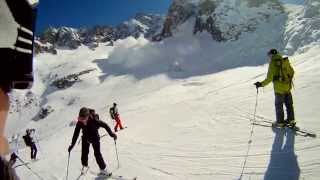 Chamonix  Vallee Blanche  Avalanche 2013 [upl. by Jedd]