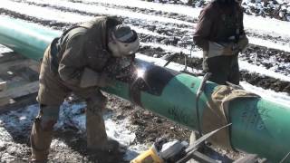 Pipeline Welding  Fill and Cap  Complete Setup [upl. by Ecniv573]